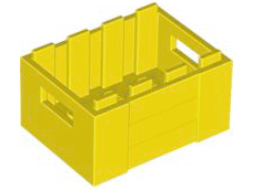 LEGO 30150 - Yellow Container, Crate 3 x 4 x 1 2/3 with Handholds