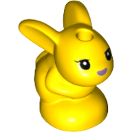 LEGO 18852pb03 - Mládě zajíce, Yellow Bunny / Rabbit, Friends, Baby