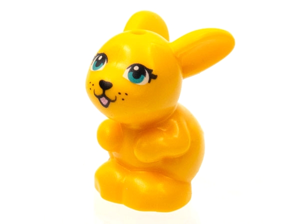 LEGO 34050pb03 -Žlutý zajíc, Bunny / Rabbit