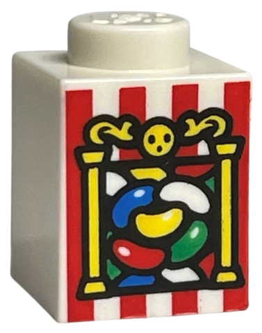 LEGO 3005pb051 Bonbóny, Brick 1 x 1 with Jelly Beans