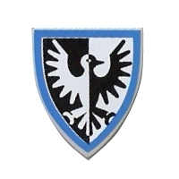 LEGO 3846px9 Minifigure, Shield Triangular with Black and White Falcon