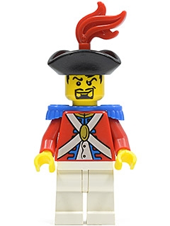 LEGO pi085 Imperial Soldier II - Officer with Red Plume