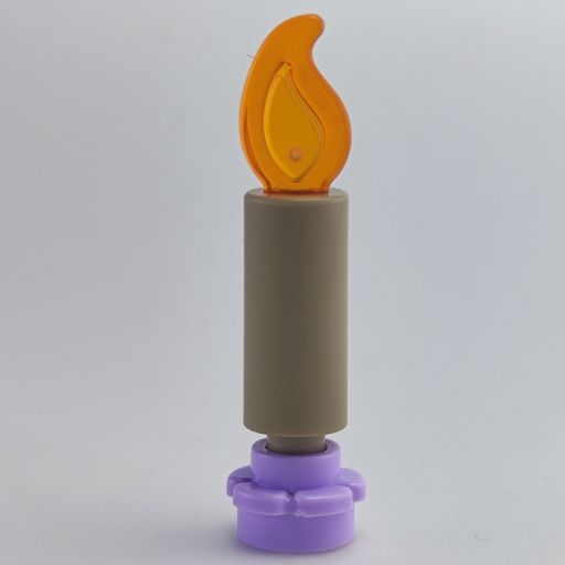 LEGO svíčka béžová