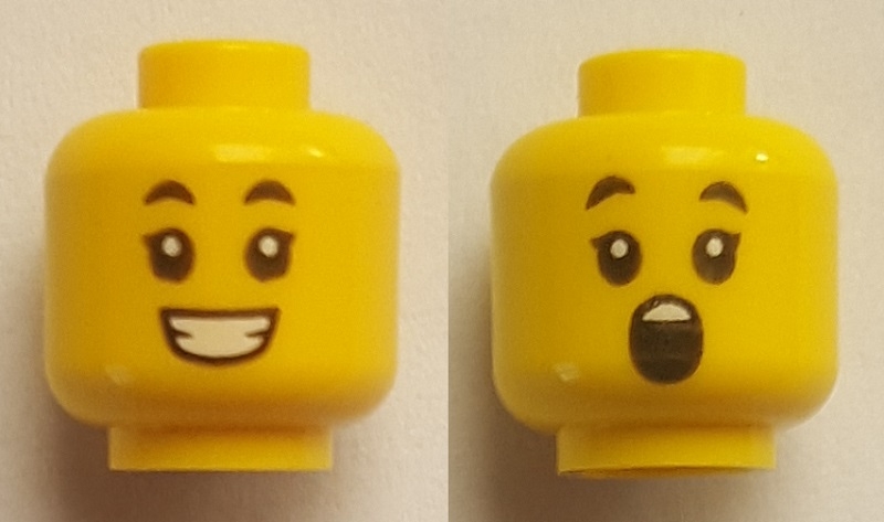 LEGO 3626cpb2649 - Obličej dívka oboustranný
