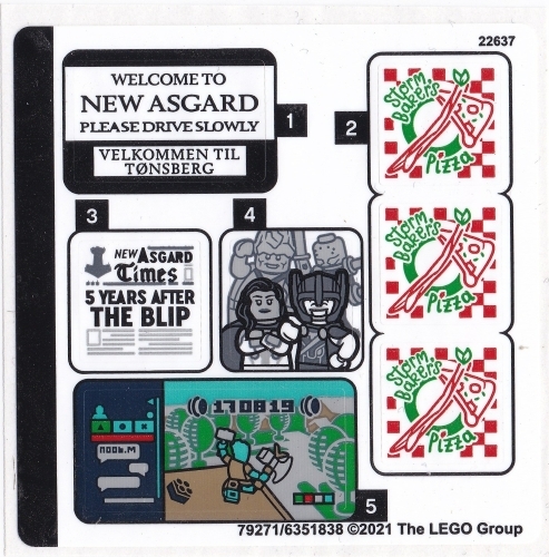 LEGO 76200stk01 - Samolepky, Sticker Sheet for Set 76200