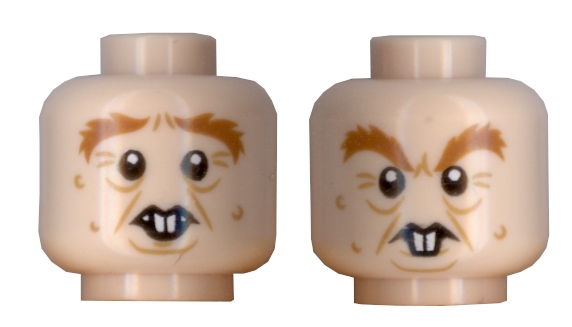 LEGO 3626cpb2437 - Obličej oboustranný