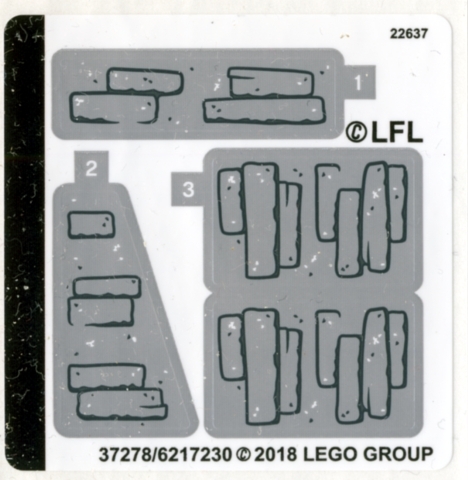 LEGO - Samolepky, 75200stk01 Sticker Sheet for Set 75200