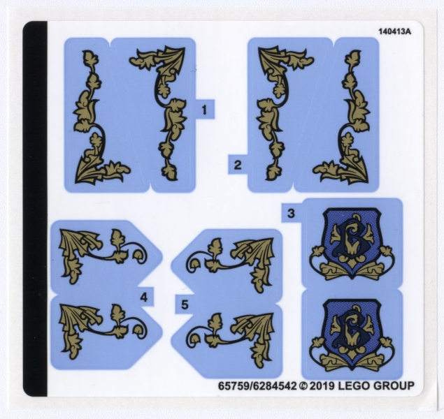 LEGO - Samolepky, 75958stk01 Sticker Sheet for Set 75958
