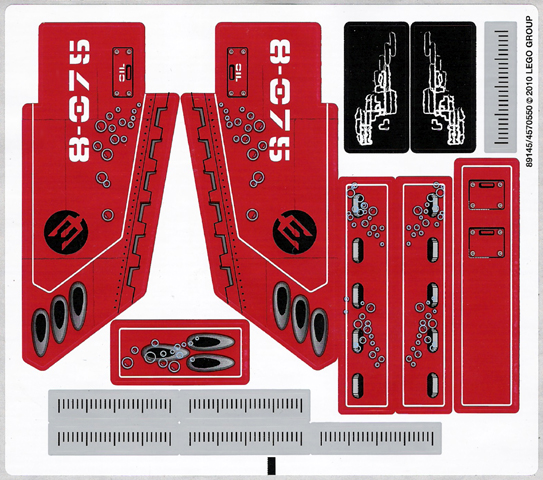 LEGO 8075stk01 - Samolepky, Sticker Sheet for Set 8075