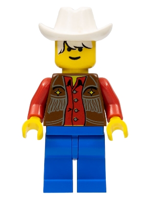 LEGO ww012 Cowboy Red Shirt