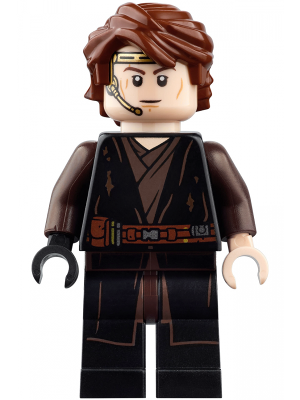 LEGO sw1095 Anakin Skywalker (Dirt Stains, Headset)