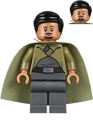 LEGO sw1037 Bail Organa - Olive Green Cloak