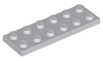 LEGO 3795 - Light Bluish Gray Plate 2 x 6