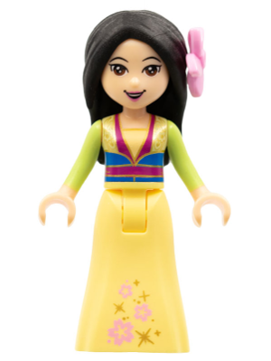 LEGO dp044 Mulan - Full Length Dress, Flower