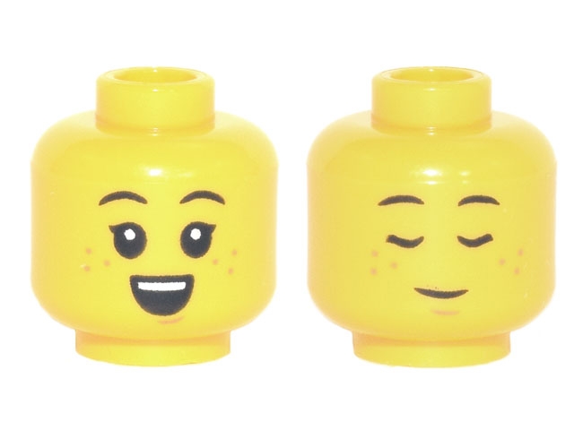 LEGO 3626cpb2913 - Obličej oboustranný dívka