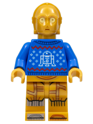 LEGO sw1238 C-3PO - Holiday Sweater