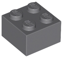 LEGO 3003 - Dark Bluish Gray Brick 2 x 2