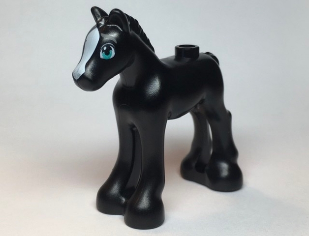 LEGO 11241pb07 Hříbě černé, Horse