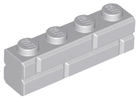 LEGO 15533 - KOSTKA CIHLA 4X1 SV. ŠEDÁ