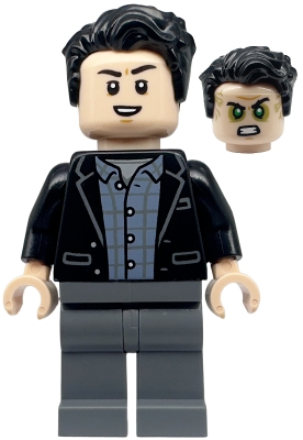 LEGO sh0854 Bruce Banner - Dark Bluish Gray Legs