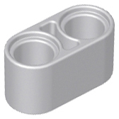 LEGO 43857 Light Bluish Gray Technic, Liftarm Thick 1 x 2