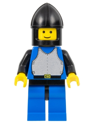 LEGO cas187 Rytíř, Breastplate - Blue with Black Arms