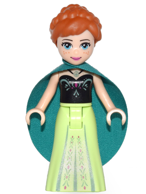 LEGO dp033 Anna - Dark Turquoise Cape