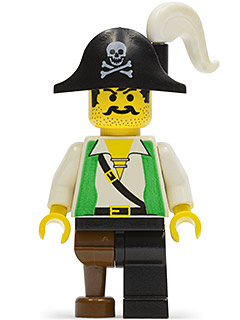 LEGO pi050 Pirate Green Vest