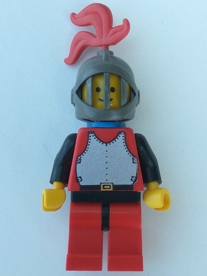 LEGO cas193 Rytíř, Breastplate - Red with Black Arms