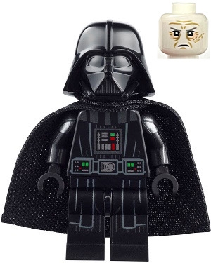 LEGO sw1249 Darth Vader - Printed Arms, Spongy Cape
