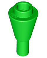 LEGO LEGO 11610 - Bright Green Cone 1 x 1 Inverted with Bar