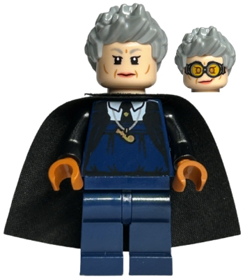 LEGO hp296 Madame Hooch - Dark Blue Outfit