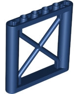 LEGO 64448 - Dark Blue Support 1 x 6 x 5 Girder Rectangular