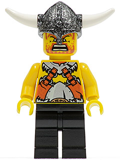 LEGO vik023 Viking Warrior 6c - Black Hips and Legs