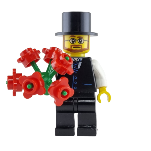 LEGO ženich s kyticí
