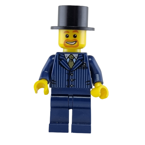 LEGO ženich v saku tm. modrém