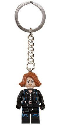 LEGO 853592 Black Widow (Civil War version) Key Chain