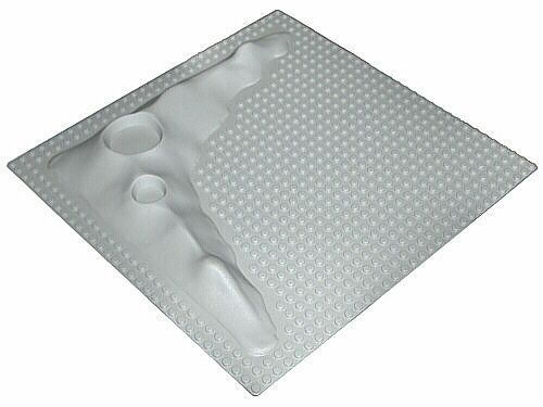 LEGO 3947a Baseplate, Raised 32 x 32 Crater Plate without Crater Studs