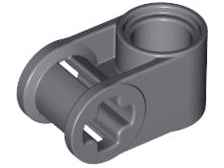 LEGO 6536 - Dark Bluish Gray Technic, Axle and Pin Connector Perpendicular