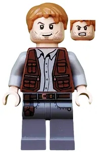 LEGO jw011 Owen Grady - Leather Vest