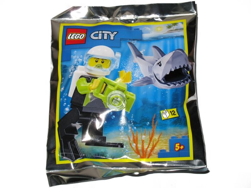 LEGO 952019-1 Scuba Diver and Shark foil pack