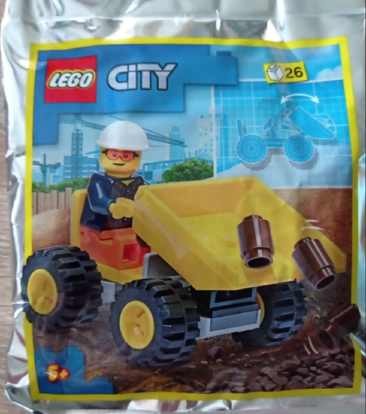 LEGO 952204-1 Worker with Tipper Truck