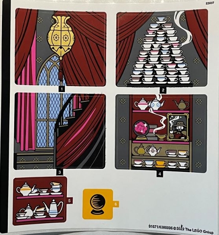 LEGO 76396stk01 Samolepky, Sticker Sheet for Set 76396