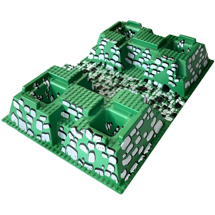 LEGO 30271px2 3D podložka zelená Castle, Baseplate 32 x 48 x 6