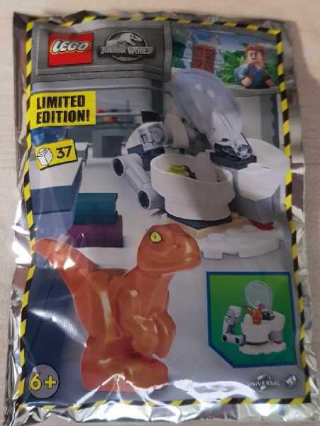 LEGO 122219-1 Raptor with Hatchery foil pack