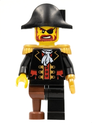 LEGO pi116 Captain Brickbeard - Plain Bicorne Hat
