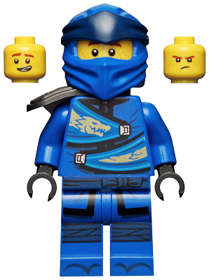 LEGO njo0598 Jay - Legacy, Pearl Dark Gray Shoulder Pad