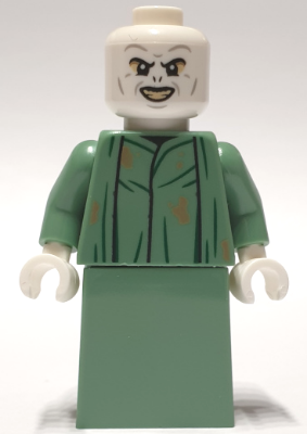 LEGO hp456 Lord Voldemort - Sand Green Robe, Plain Skirt