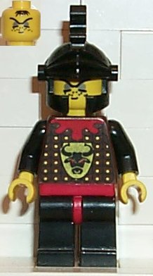 LEGO cas045 Knights Kingdom I - Robber 2, Black Dragon Helmet