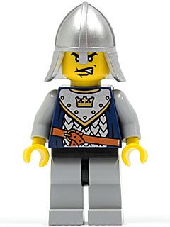 LEGO cas338 Rytíř, Fantasy Era - Crown Knight Scale Mail with Crown